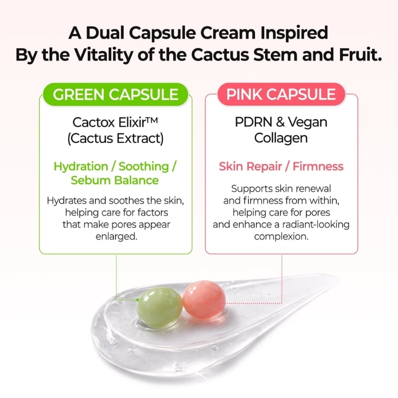 Cactox Pore Relief Dual Capsule Cream (65g) - Image 5