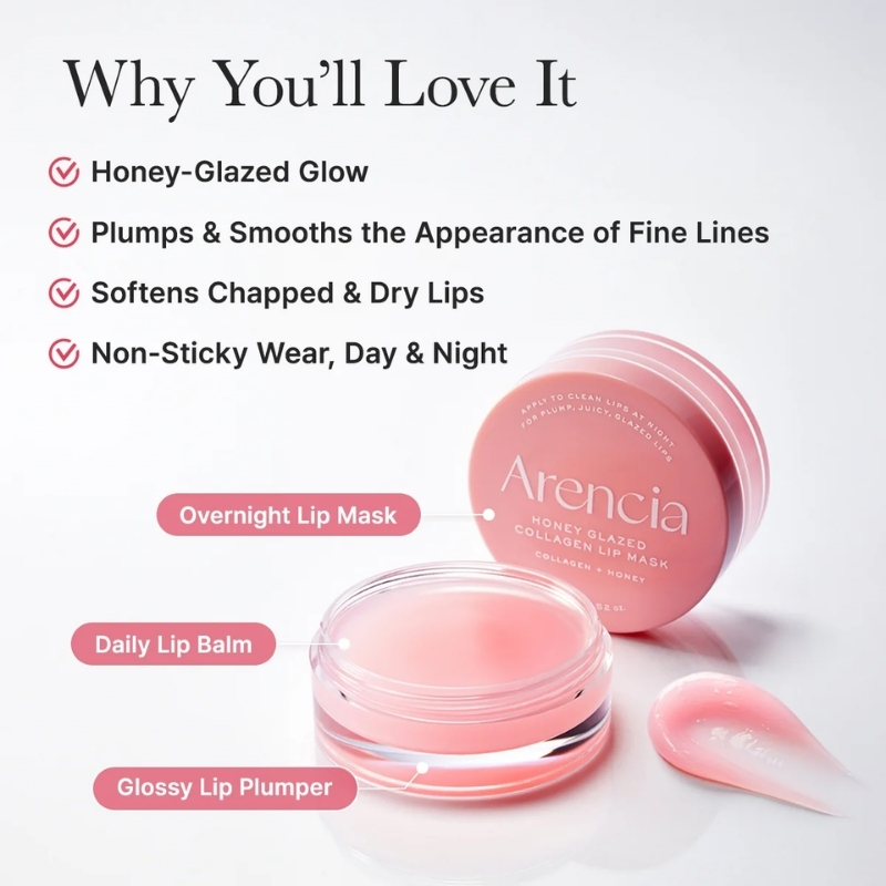 Honey Glazed Collagen Lip Mask(15g) - Image 4