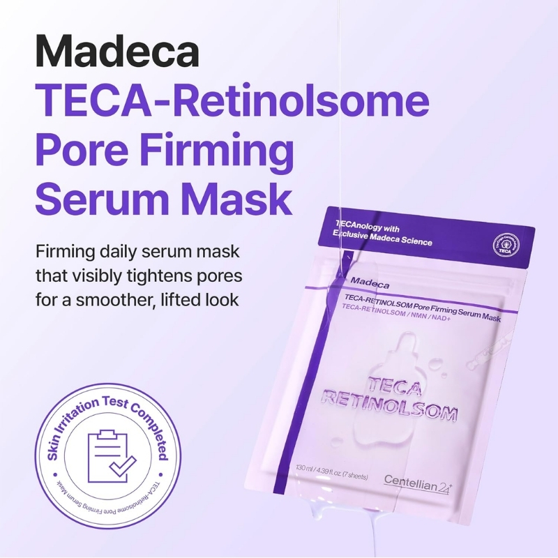 Madeca Teca-Retinolsom Pore Firming Serum Mask - Image 2